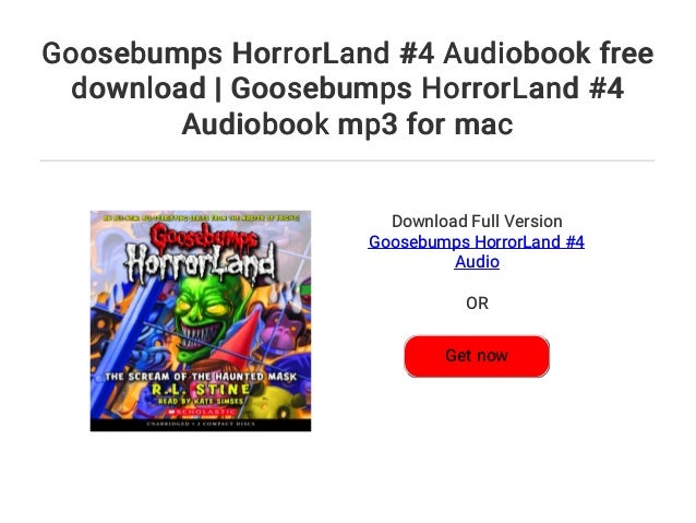 goosebumps escape from horrorland download mac