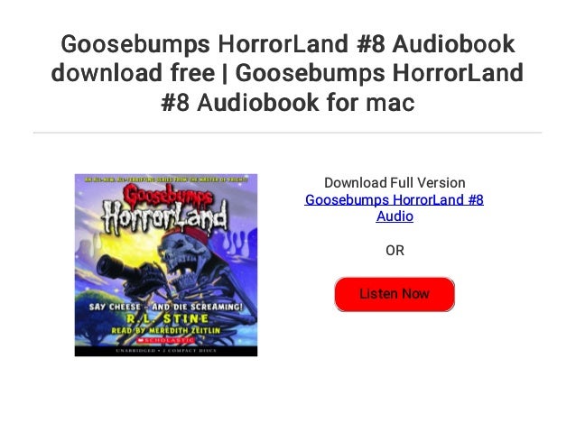 goosebumps escape from horrorland download mac