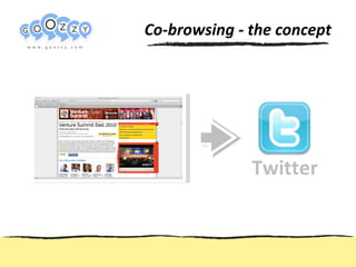 Пример структуры презентации www.web-ready.ru Co-browsing - the concept Twitter 