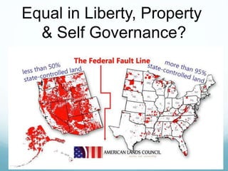 Equal in Liberty, Property
& Self Governance?
 