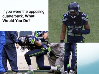 If you were the opposing
quarterback, What
Would You Do?
 