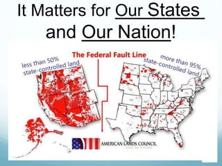 It Matters for Our States
and Our Nation!
 