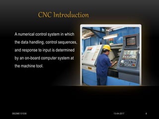 COMPUTER NUMERICAL CONTROL MACHINE | PPTX