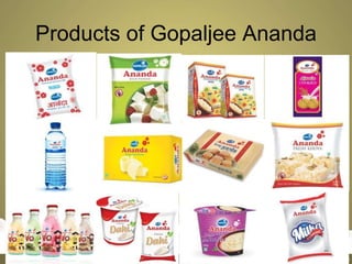 Products of Gopaljee Ananda
 