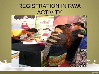 REGISTRATION IN RWA
ACTIVITY
 
