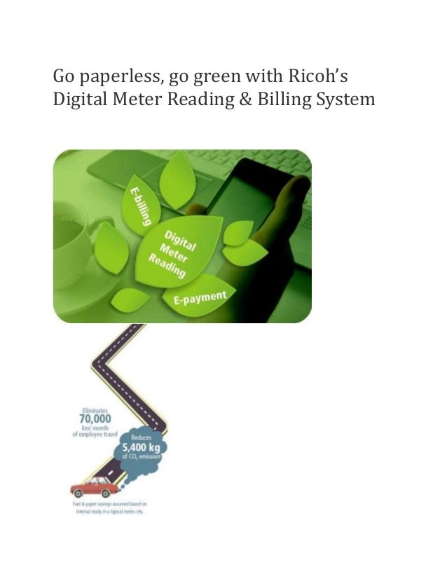 green paperless Green paperless, Go Go