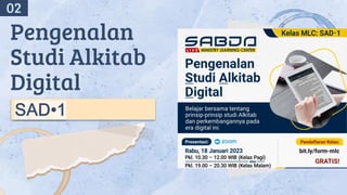 Pengenalan
Studi Alkitab
Digital
02
 