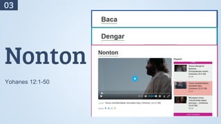 Nonton
Yohanes 12:1-50
03
 