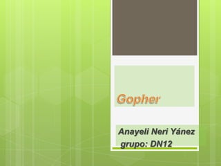Anayeli Neri Yánez
grupo: DN12
 