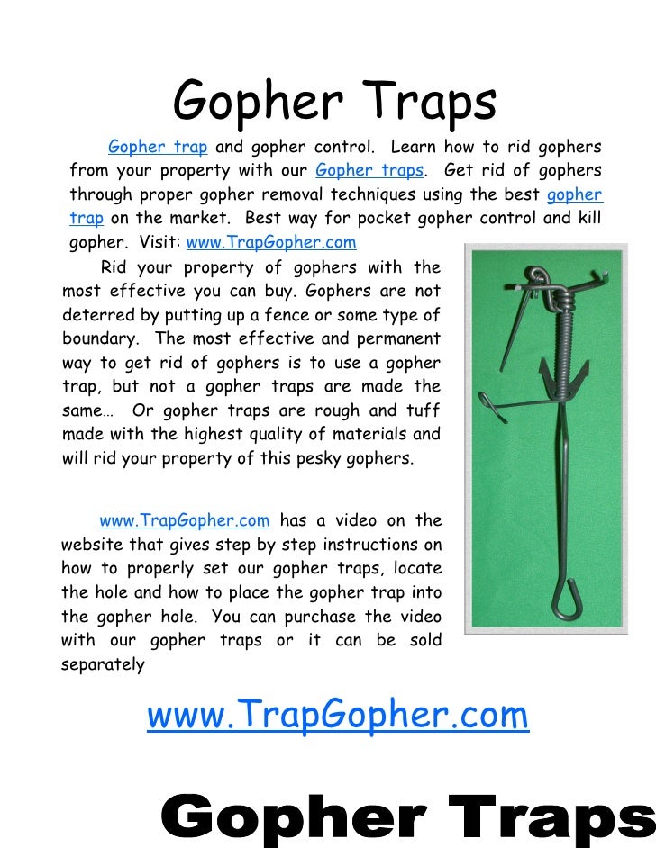 Gopher Traps Best gopher Trap on the Market