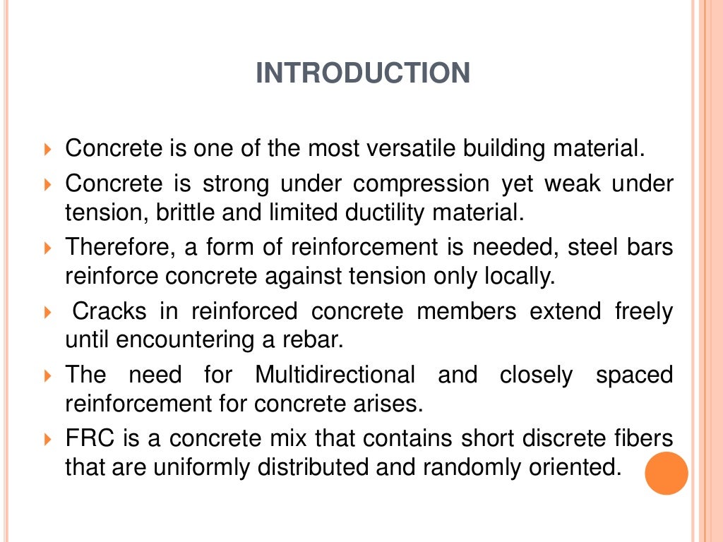 fiber reinforced concrete