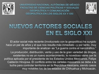 UNIVERSIDAD NACIONAL AUTÓNOMA DE MÉXICOFACULTAD DE CIENCIAS POLÍTICAS Y SOCIALESGEOPOLÍTICA Y COMUNICACIÓNGEOPOLÍTICA EN LOS SIGLOS XX Y XXISus principales objetivos son potenciar un desarrollo económico y social equilibrado, establecer una política exterior y de seguridad común, proteger los derechos e intereses de los ciudadanos de los países miembros y cooperar en el ámbito de la justicia y de los asuntos de interior, y alcanzar una unión económica y monetaria.