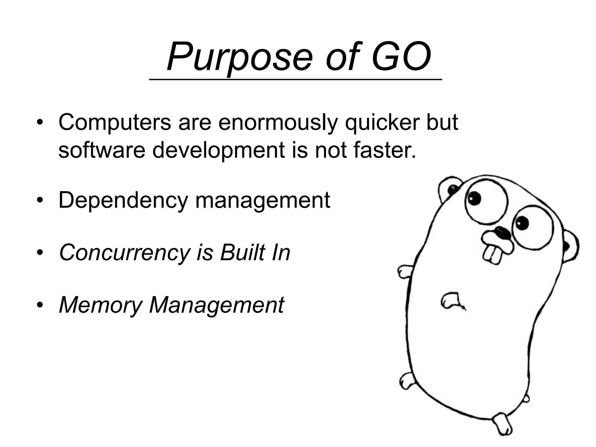 Go Language presentation | PPTX | Programming Languages | Computing