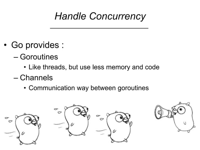 Go Language presentation | PPT