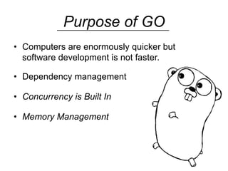 Go Language presentation | PPTX | Programming Languages | Computing