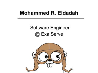 Software Engineer
Mohammed R. Eldadah
@ Exa Serve
 
