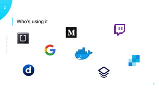 Who’s using it
PRESENTATION
12
X
 