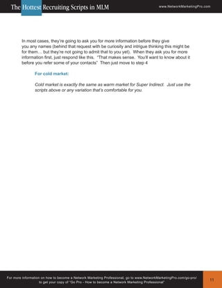 Go Pro Recruiting Scripts | PDF
