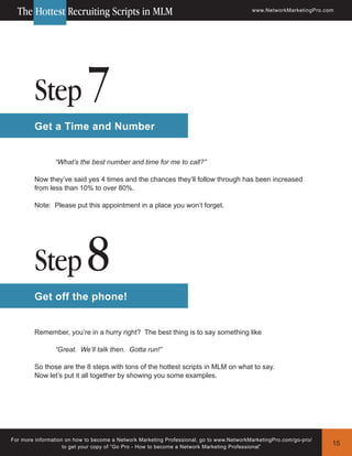 Go Pro Recruiting Scripts | PDF