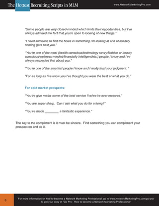 Go Pro Recruiting Scripts | PDF