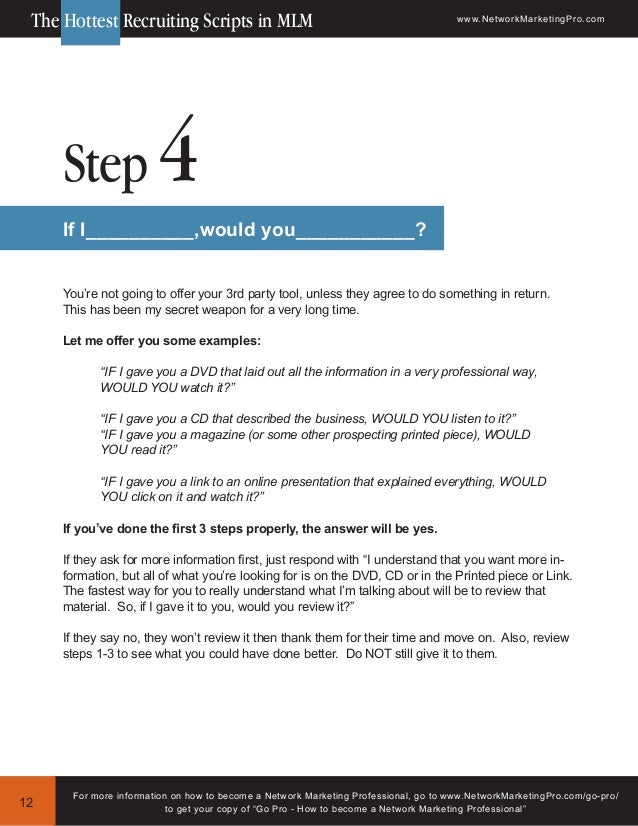 Go Pro Recruiting Scripts