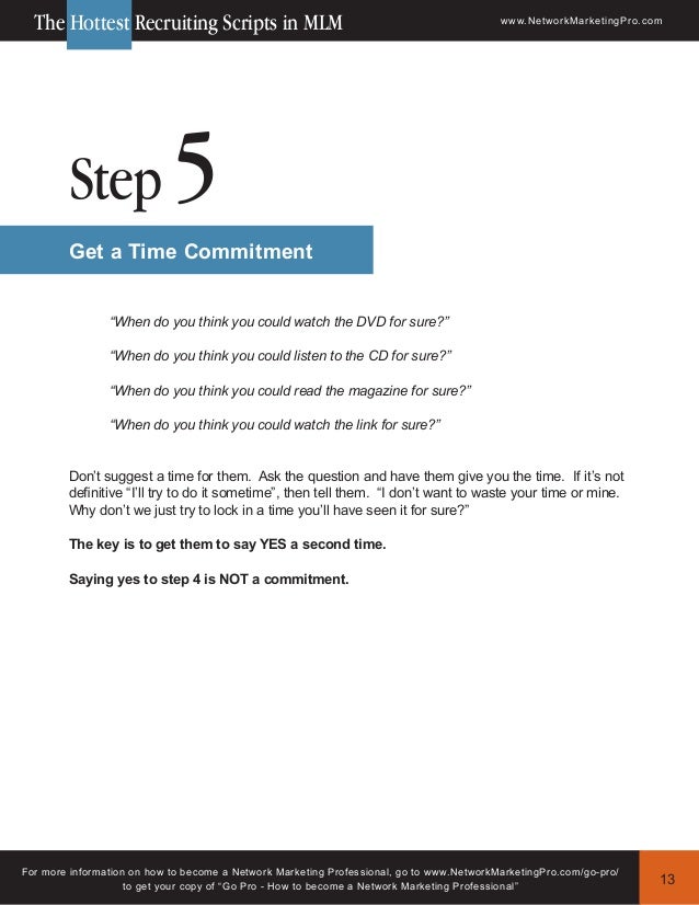 Go Pro Recruiting Scripts