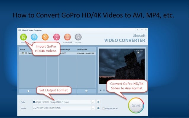Gopro Video Converter Convert Gopro Hd 4k Videos To Any Format