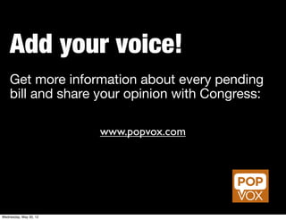 H.R. 3210: RELIEF Act

Sponsor:
Rep. Jim Cooper [D, TN-5]


Vote expected:
after July 4




Bill summary (written by bill sponsor):
To amend the Lacey Act Amendments of 1981 to limit the
application of that Act with respect to plants and plant
products that were imported before the effective date of
amendments to that Act enacted in 2008...


                                                                   Compiled by:
                                                           www.popvox.com
 