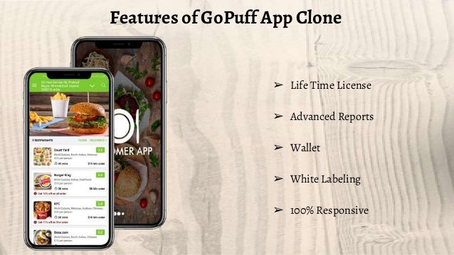Gopuff Clone On Demand Food Delivery App