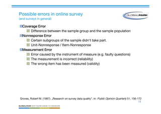 Mastering Online Surveys