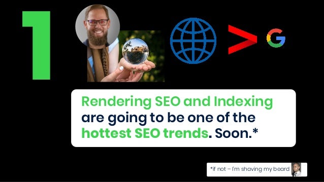 Rendering SEO Manifesto - Why we need to go beyond JavaScript SEO Slide 70