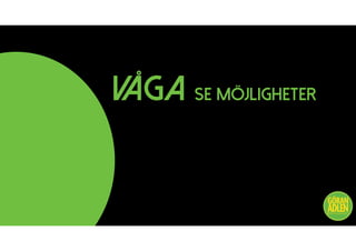 v
VÅGA SE MÖJLIGHETER
@trendspanaren
 