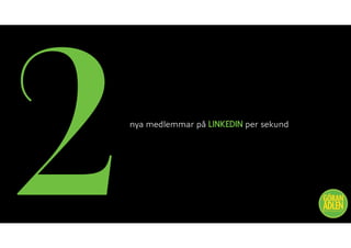2nya medlemmar på LINKEDIN per sekund
@trendspanaren
 