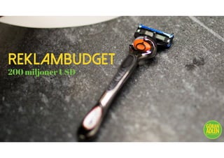 REKLAMBUDGET 
200 miljoner USD
@trendspanaren
 