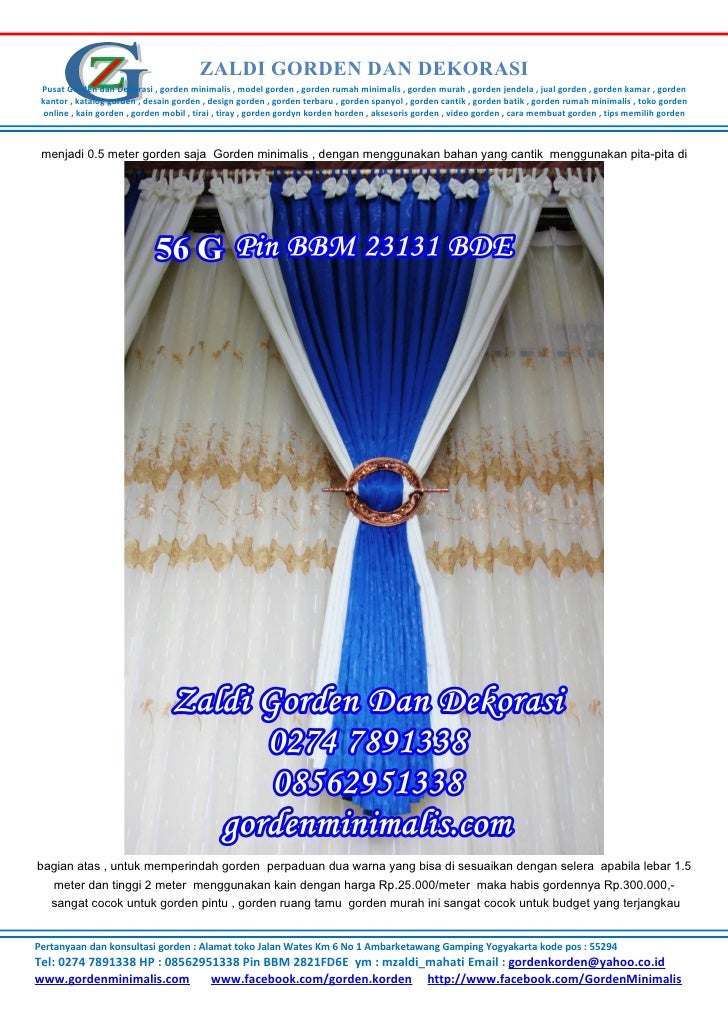 Gorden Minimalis Model Gorden Gorden Rumah Minimalis Gorden Mur
