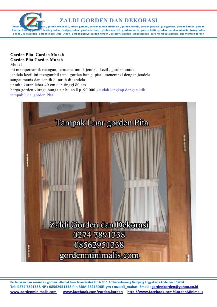 Gorden Minimalis Model Gorden Gorden Rumah Minimalis Gorden Mur