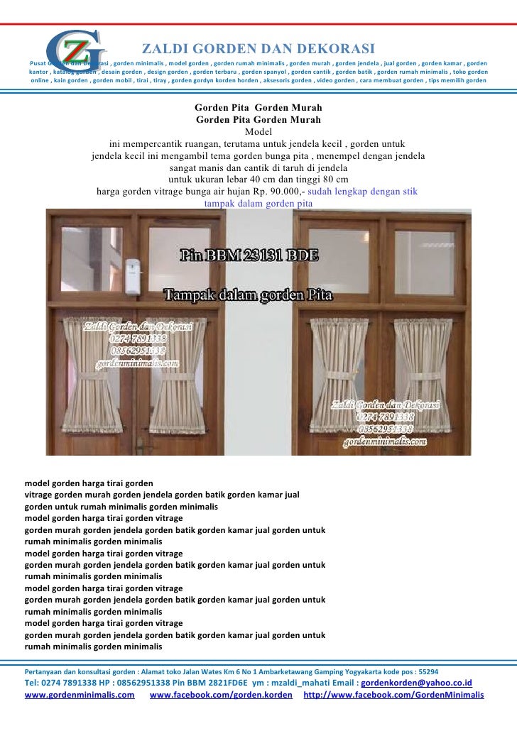 Gorden minimalis model gorden gorden rumah minimalis Gorden minimalis model gorden gorden rumah minimalis