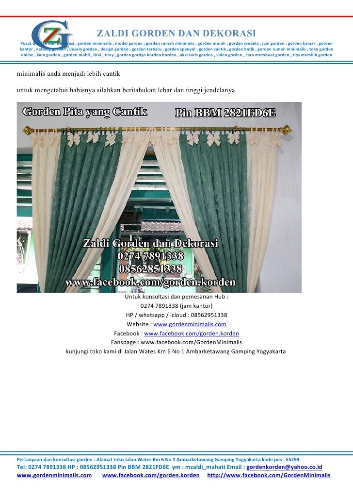 Gorden minimalis model gorden gorden rumah minimalis Gorden minimalis model gorden gorden rumah minimalis