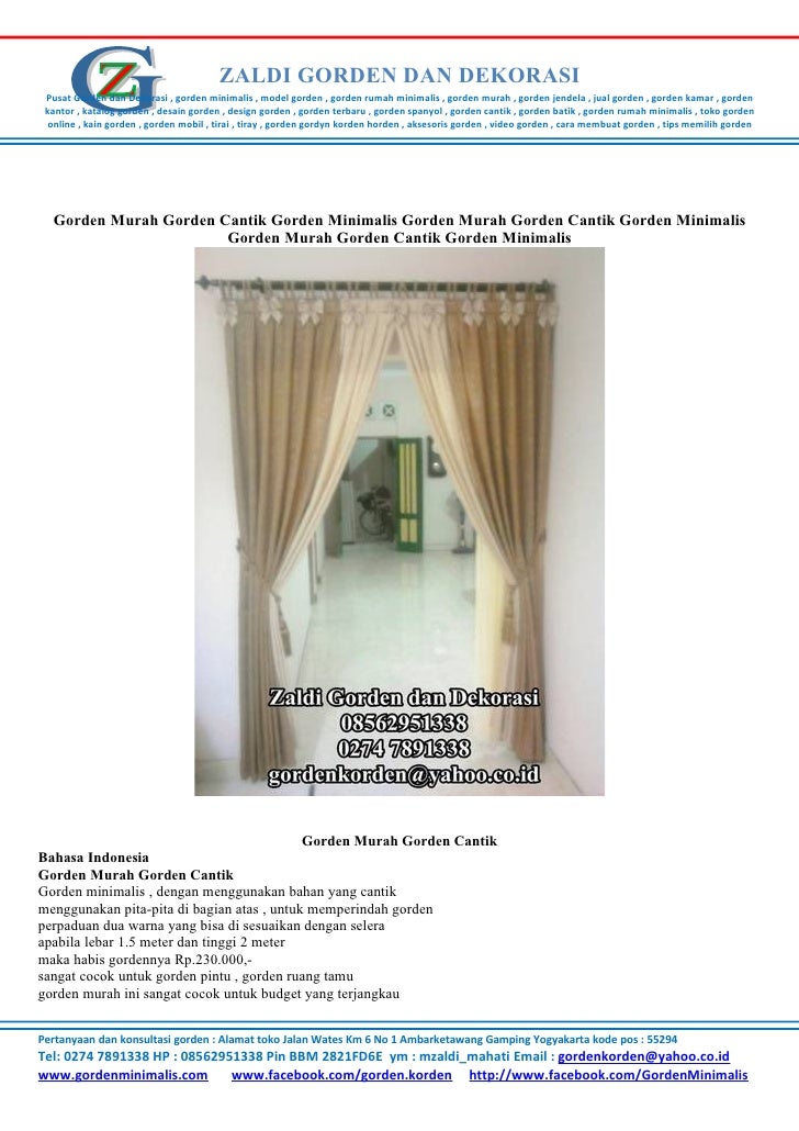 Gorden minimalis model gorden gorden rumah minimalis Gorden minimalis model gorden gorden rumah minimalis