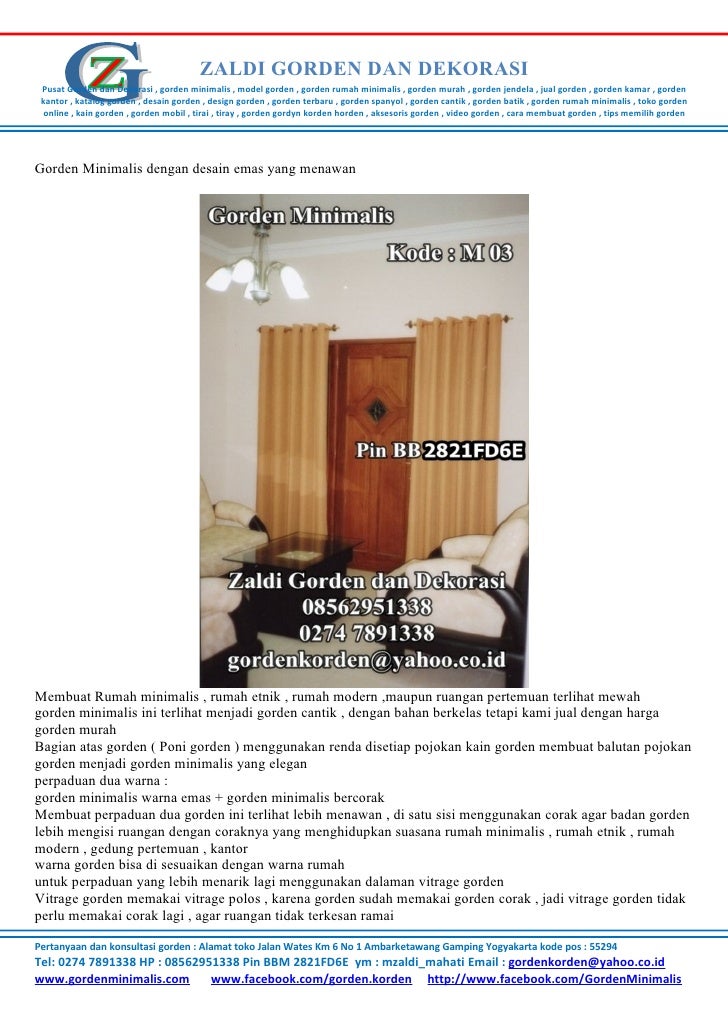 Gorden minimalis model gorden gorden rumah minimalis Gorden minimalis model gorden gorden rumah minimalis