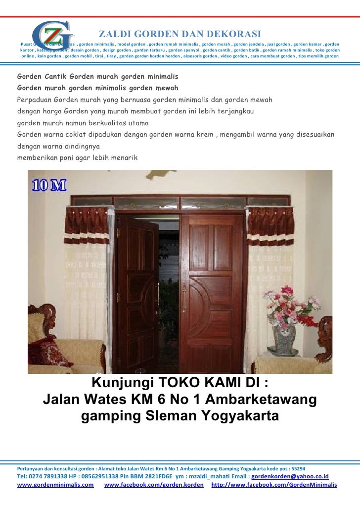 Gorden minimalis model gorden gorden rumah minimalis Gorden minimalis model gorden gorden rumah minimalis