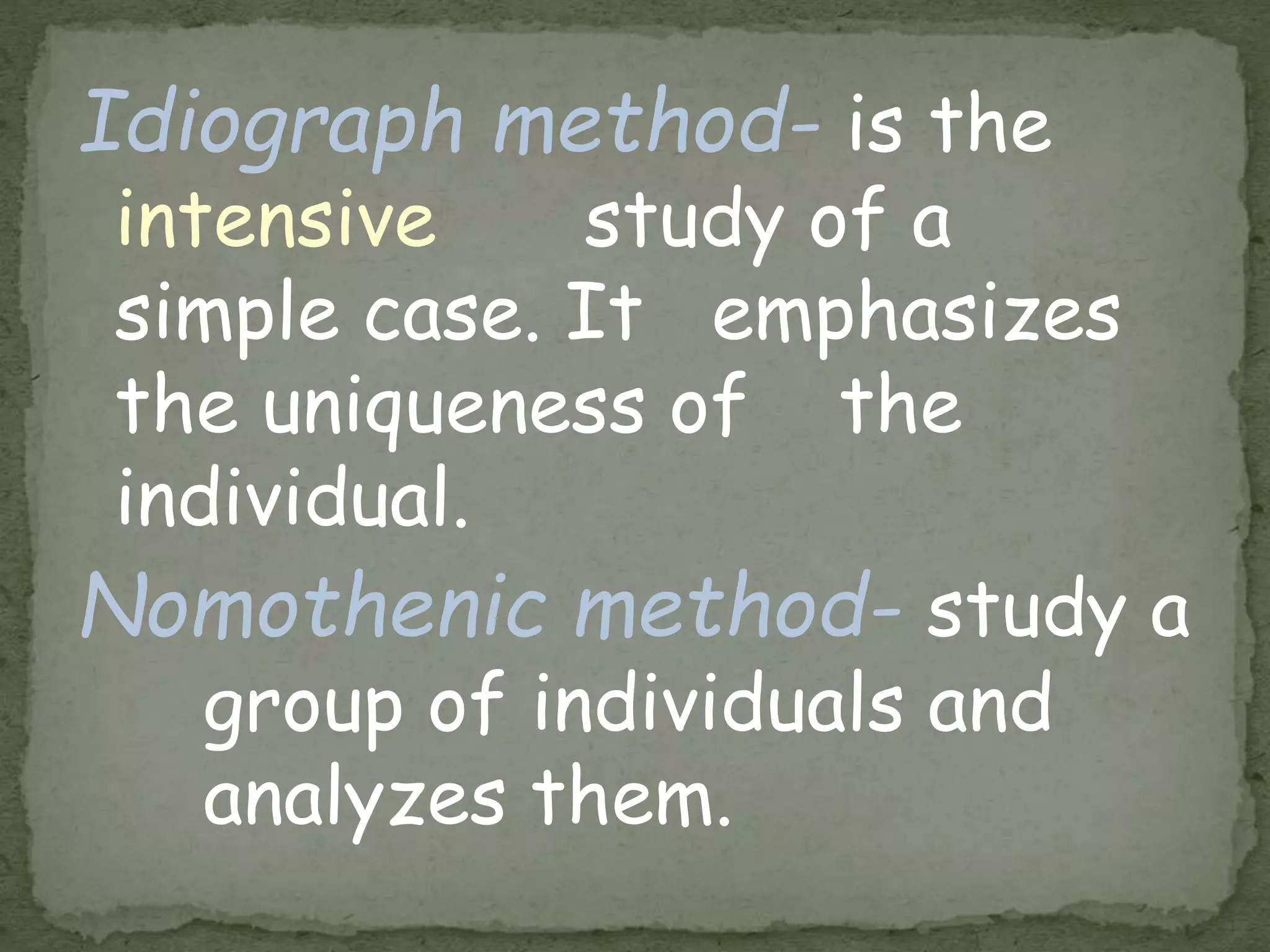 Gordon allport psychology of individual | PPTX