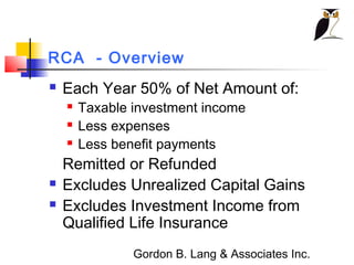 Gordon B Lang - The Truths and Myths of Retirement Compensation