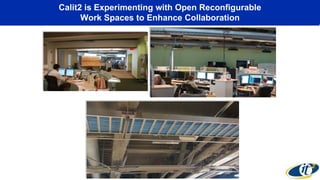 Calit2 is Experimenting with Open Reconfigurable
Work Spaces to Enhance Collaboration
 