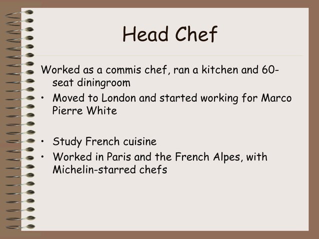 Gordon Ramsay | PPT | Bars & Restaurants | Attractions