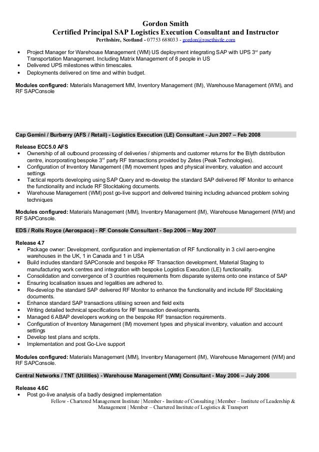 erp implementation resumes