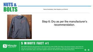 how to get stains out of gore tex jacket
