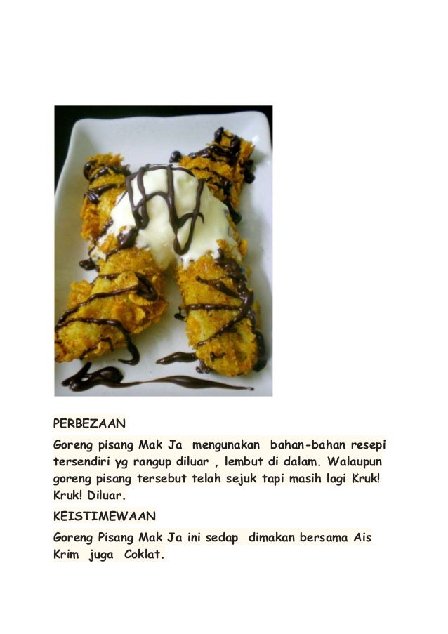 Goreng pisang Mak Ja @ Tsara Muslimah Collection