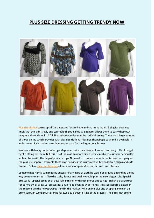gorgeous plus size clothing
