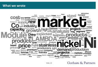 What	
  we	
  wrote	
  
Slide	
  19	
  
 